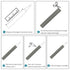 Fishscale Pattern Heat Shrink Tube by Accering for Sports Racquets Paddle Handles (f20mm, L3.3ft)