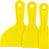 SteadMax 3 Pack Plastic Putty Knife Set - Flexible Paint Scraper, Spackle
