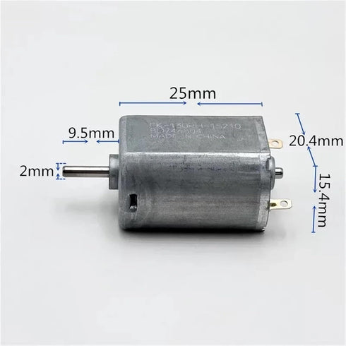 CFNXKTWBR 1pc 20mm*15mm FK-130RH-15210 6V 9V 12V 23500RPM High Speed Carbon Brush Micro Electric Motor DIY RC Toy Car