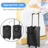 YASYU 2 1 Foldable Shopping Trolley with Wheels - in Reusable Grocery & Travel Bag