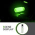 Titgoes Bulb, Dimmable USB Night Light Frosted Glass Bottle Mini Portable Lamp, Touch Ambient Light, Universal for Most