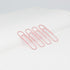 Large Jumbo Paper Clips, 50mm 2 Inches, Smooth, 100 Pcs/Box in Light Pink