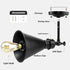 SLYYMY Set 240 2PACK Vintage Wall Sconces, Modern Black Wall Sconce Lighting, Wall Sconces of Two, Degree Adjustable