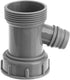 5pcs Three-way Sink Overflow Drain Pipe - Simple Sealed Drain Overflow for Home Sink