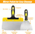 Set, 8 12" DEKEones Drywall Knife Pieces Stainless Steel Drywall Hand Tool Kit Includes Taping Knives, Putty Knives