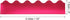 PATIKIL 3" x 13" Bulletin Board Border, 60 Pack Scalloped Trim Strips Wall Decor for Locker Classroom Cork Poster Black Board White Chalkboard, Shine Rose Red by PATIKIL