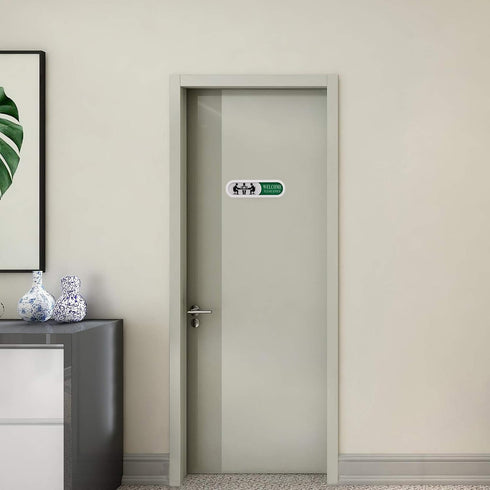 Do Not Disturb Welcome Please Knock Sign, Privacy Sign for Home Office, Slider Door Sign (Tells Room Vacant or Occupied)