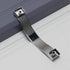 6-Pack 5" Hole Cente Modern Minimalist Cabinet Door Handle Silver Frosted Handle Crystal Diamond Handle Small Furniture Hardware Handle (6,Screwhole Distance: 5 in/128 mm)