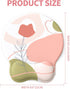 Ergonomic Gel Mouse Pad with Wrist Support, Comfortable Computer Mouse Pad for Laptop, Pain Relief Mousepad with