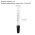 PATIKIL Eye Dropper Kit, 1 Set 1ml Glass Straight Tip Graduated Ear Dropper with Rubber Bulb Cleaning Brush for Transfer Liquids for Dose and Measurement, Clear