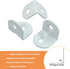 Zorveiio 40 0.63" 0.63" 90 80 Pcs L Bracket Corner Brace x Metal Corner Bracket Degree Right Angle for Shelves Chair