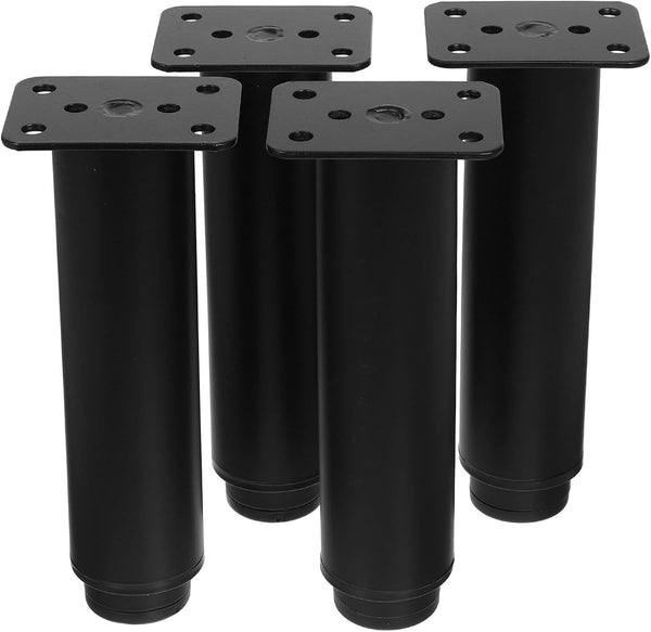 Luxshiny 4pcs Adjustable Height Metal Furniture Legs Sofa Couch Bed Frame Leveler