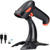 Tera Wireless 2D QR Barcode Scanner with Stand, 3 in 1 Bluetooth & 2.4GHz Wireless & USB Wired Barcode Reader, Handheld