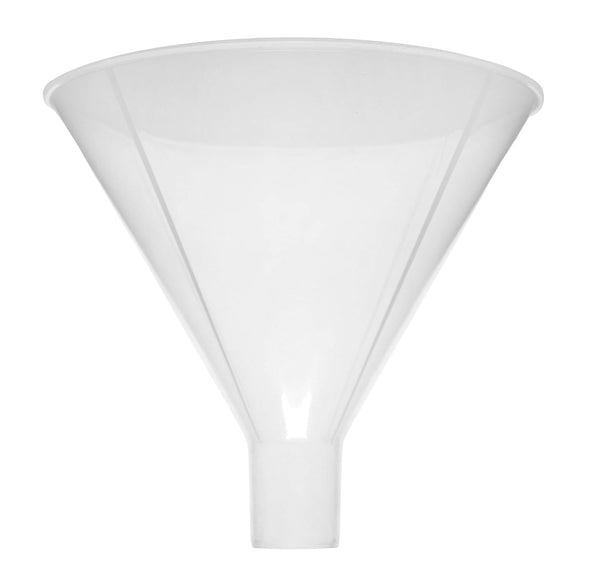 EISCO Powder Funnel, 4" Polypropylene Plastic, Resistant to Acids & Alkalis for Laboratory or Home Use