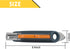 XW 4-pack Self-retracting Safety Box Cutter, Utility Knife with Quick Blade Change, Extra 10 Blades Included