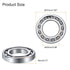 uxcell 4 Pcs 16005 Deep Groove Ball Bearing, 25mm x 47mm x 8mm High Carbon Chrome Steel Z0 Double Rubber Sealed Bearing (ABEC1)