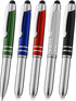 Stylus Pens for Touchscreen Devices, Tablets, iPads, iPhones, Multi-Function Capacitive Pen with LED Flashlight,
