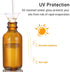 Dropper Bottle 2 oz, 2 pack Amber Glass Eye Dropper Bottles with Labels and Funnel, Leakproof Essential Oils Bottles