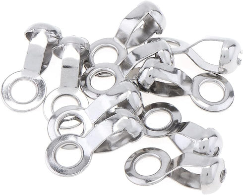 10Pcs Stainless Steel Ball Chain Pull Loop Connectors for Ceiling Fan Lamp Pull Loop, 4.5mm Bead Chain