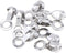 10Pcs Stainless Steel Ball Chain Pull Loop Connectors for Ceiling Fan Lamp Pull Loop, 4.5mm Bead Chain