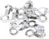 10Pcs Stainless Steel Ball Chain Pull Loop Connectors for Ceiling Fan Lamp Pull Loop, 4.5mm Bead Chain