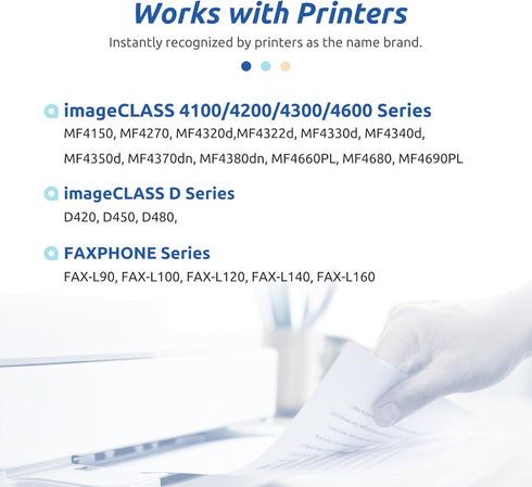 INK E-SALE Compatible Toner Cartridge for Canon 104 CRG 104 FX-10 FX-9 (Black, 2 Pack) for Canon ImageClass Printers