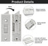 Window Latch Locks Replacement - Plastic Spring Loaded Sliding Window Tilt Latch - Pack of 16 Home Window Accessories