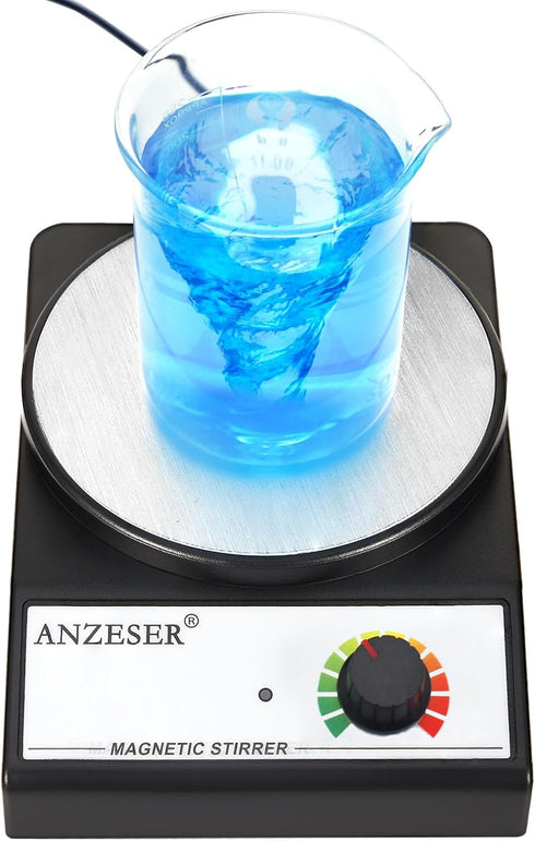 Magnetic Stirrer Magnetic Stir Plate, 3000RPM Lab Stirrers with Stir Bar, Max Stirring Capacity 3000mL