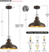 Hallway,2 Packs Oil Rubbed Bronze Pendant Light Modern Pendant Lights for Kitchen Island Hanging Lighting Fixture Over