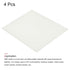 MECCANIXITY White ABS Plastic Sheet - 10x8x0.04inch for Building Model, DIY Crafts, Pack of 4