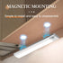 (1-Pack), 11.8" 7-Color Closet, Rechargeable LED Night Light Motion Sensor Under Cabinet Light with Ambient & Cool