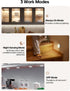 Dimmable 3000K GOODEA Motion Sensor Night Light, Battery Operated Puck Lights with Remote, Warm White Night Light, Soft