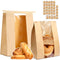 PAICUIKE 100 Pack Large Kraft Paper Bread Bags for Homemade Bread Sourdough