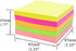 Non-Sticky Notes Memo Paper Squares, 3.35x3.35 in, 500 Sheets, Colorful Memo Pads for Writing