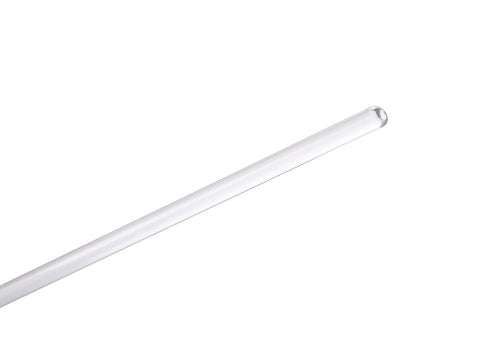 6Pcs Glass Stir Sticks, 12" Long, 1/4'' Diameter with Both Ends Round