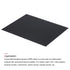 MECCANIXITY ABS Plastic Sheet 10 Inch x 8 Inch x 0.04 Inch, Black Styrene Sheets for Building Model DIY Crafts