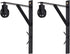 Topotdor Wall Mount Bracket and Pulley Set of 2 for Vintage Farmhouse
