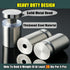 Alise 1" x 1.38'' Wall Mount Glass Standoff Screws - Pack of 4, Stainless Steel Sign Mounting Bracket Hardware, Brushed