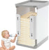 ZLHETWT 1700ml Breastmilk Freezer Organizer, Clear Freezer and Fridge Organizer Bins Reusable Breast