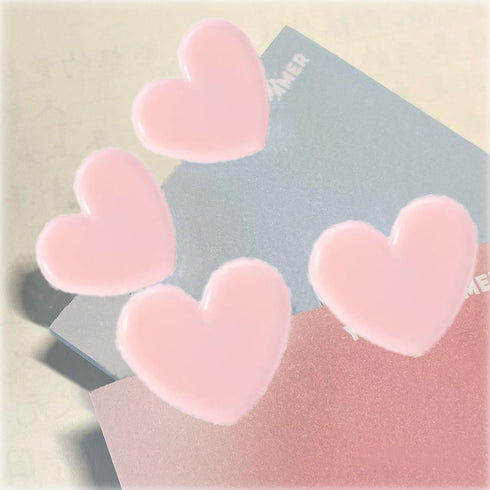 Heart Shaped Binder Clips, 30pcs, Mini Decorative Paper Clips, Paper and Bag Clips for Coffee Office Photos