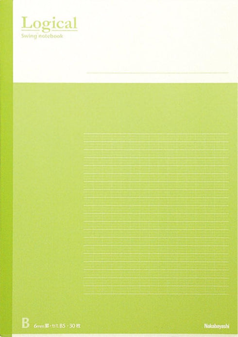 Nakabayashi No B501A-5P Swing Logical Notebook, B5 Size A, Ruled, 5 Books