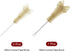 uxcell 3pcs Laboratory Test Tube and 500ml Conical Flask Bristles Cleaning Brush Set