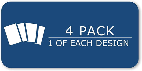 ROARING SPRING Lifenotes Recycled Spiral Notebook - 4 Pack of Assorted Covers, 80 Sheets, 7" x 5", College Ruled