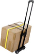 25kg 55lbs 2 KINJOEK Folding Hand Truck, Solid Construction Utility Cart for Luggage with Oversized Wheels Bonus Bungee