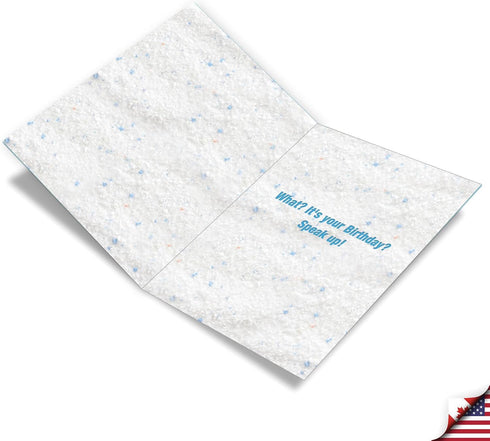 NobleWorks Jumbo Card for 60th Birthdays (8.5 x 11 Inch) - Fun Milestone Birthday Celebration, Big Group Greeting -