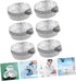 50Pcs Aluminum Foil Weighing Trays with Handle, Heavy Duty Aluminum Foil Pans for Laboratory Use and Measuring
