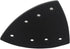 Shophubio 100x150mm 7-Hole Triangle Sanding Pad with and Loop, EVA Backing Pad for Triangular Sander, Quick-Change