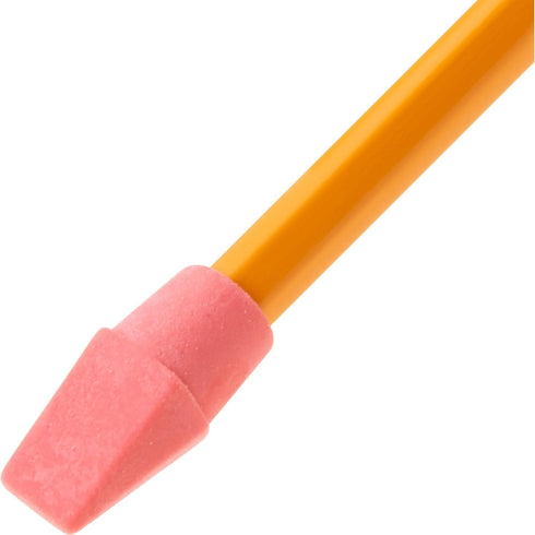 Integra Pencil Cap Eraser for Standard Pencils, 144 per Box, Pink