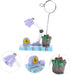 Microlandschaft Memo Clip Photo Holder Stand Unique Table Lamp for Notes and Messages Decoration for Home Office