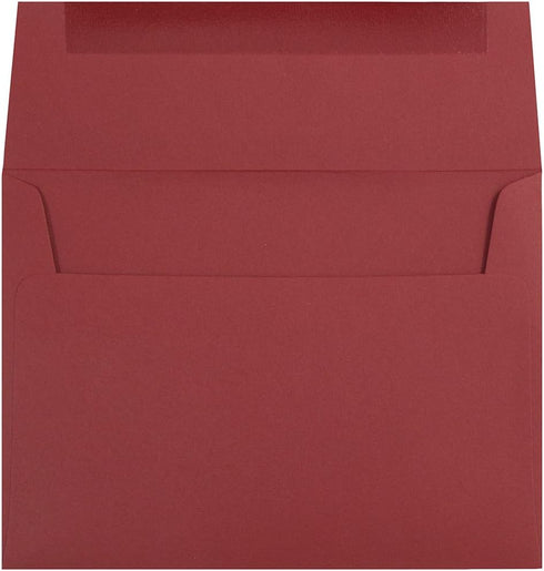 JAM PAPER A7 Premium Invitation Envelopes - 5 1/4 x 7 1/4 - Dark Red - 50/Pack by JAM Paper